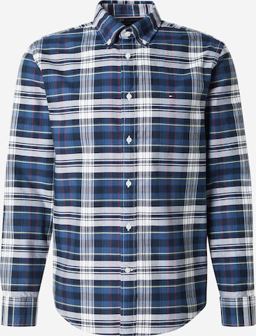 mėlyna TOMMY HILFIGER Standartinis modelis Marškiniai 'Heritage': priekis