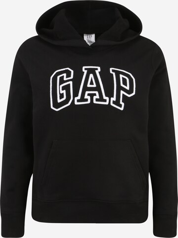 Gap Petite Sweatshirt in Schwarz: predná strana