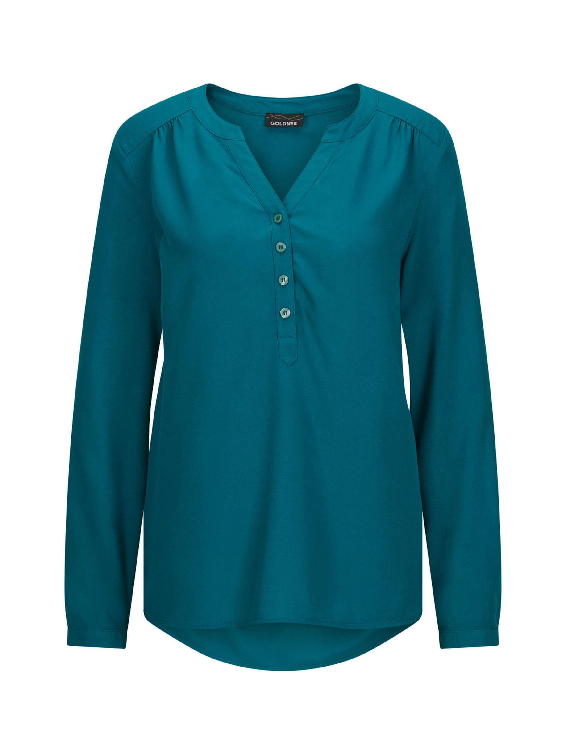 Goldner Blouse in de kleur Petrol, Productweergave