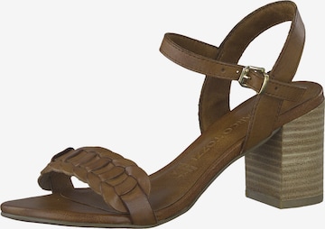 MARCO TOZZI Strap Sandals in Brown: front