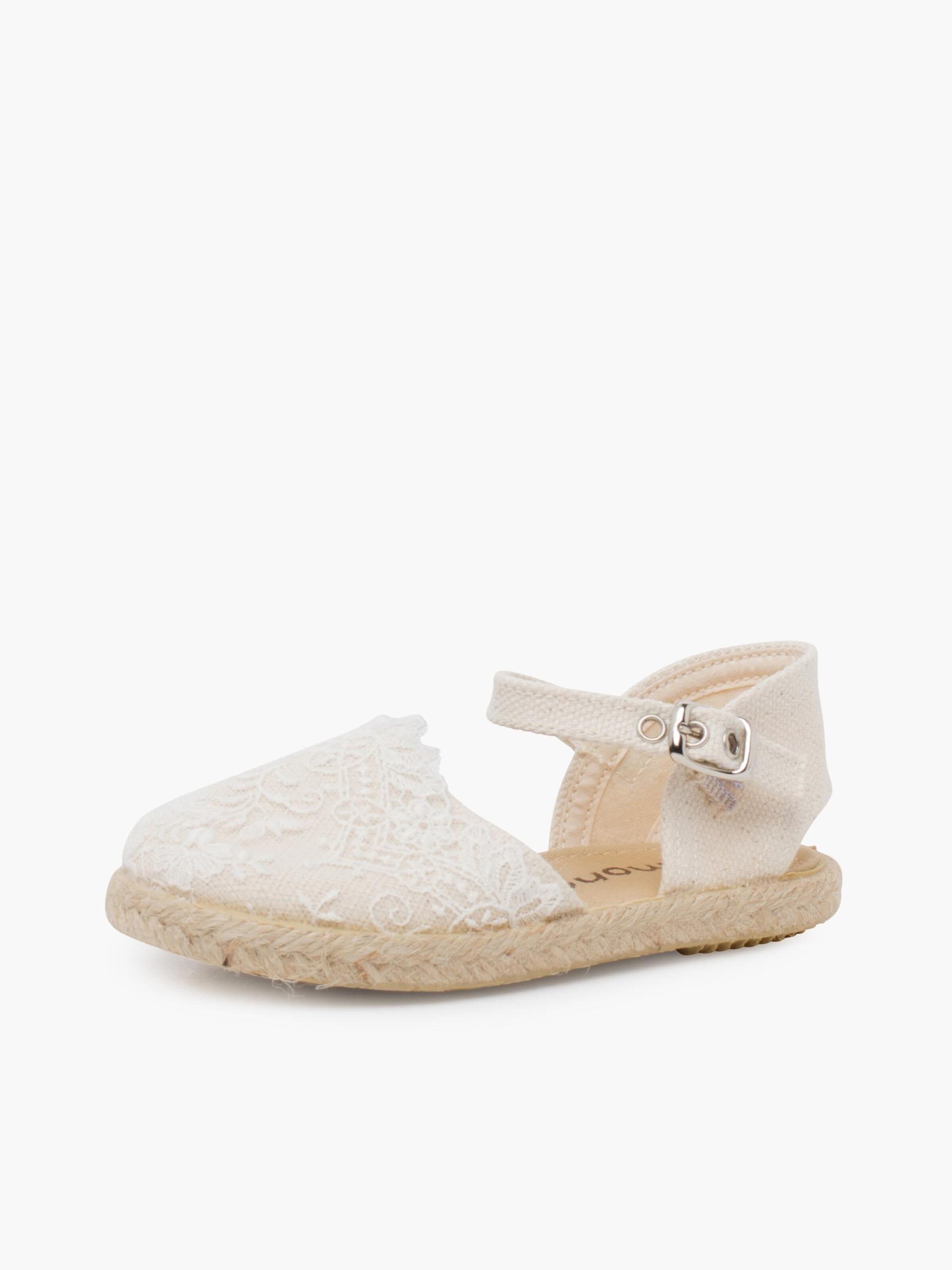 Pisamonas Sandalen in Beige: voorkant