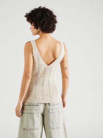 Tops en tricot 'VIFolia' VILA en beige