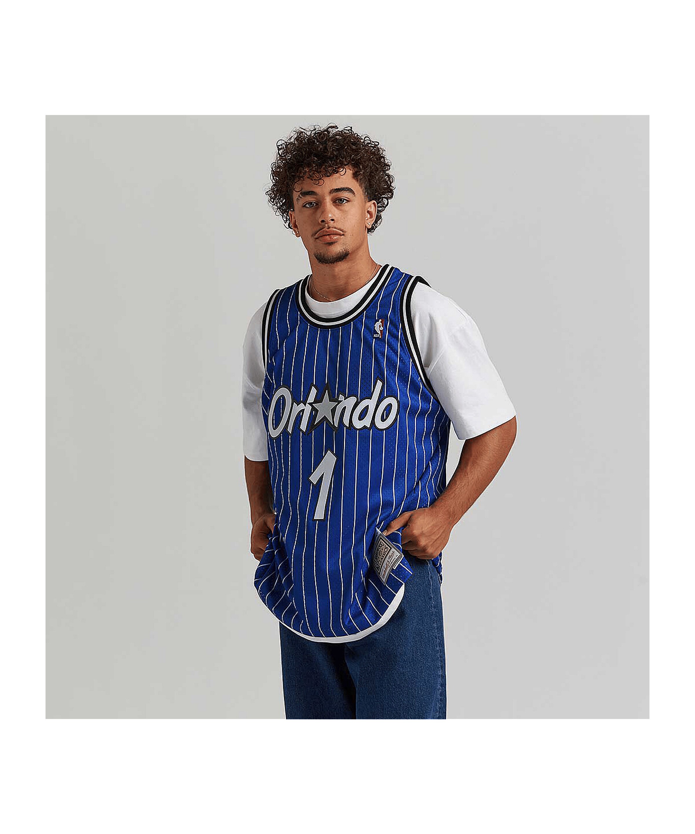 ウェア Mitchell&Ness Mitchell & Ness Tricou funcțional 'NBA OM A.H 94-95' pe Albastru