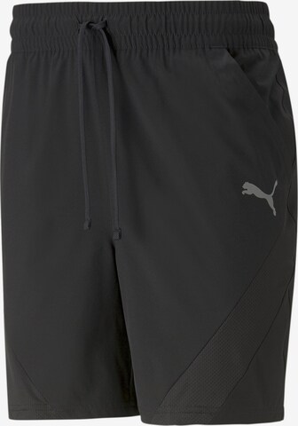 Regular Pantalon de sport PUMA en noir : devant