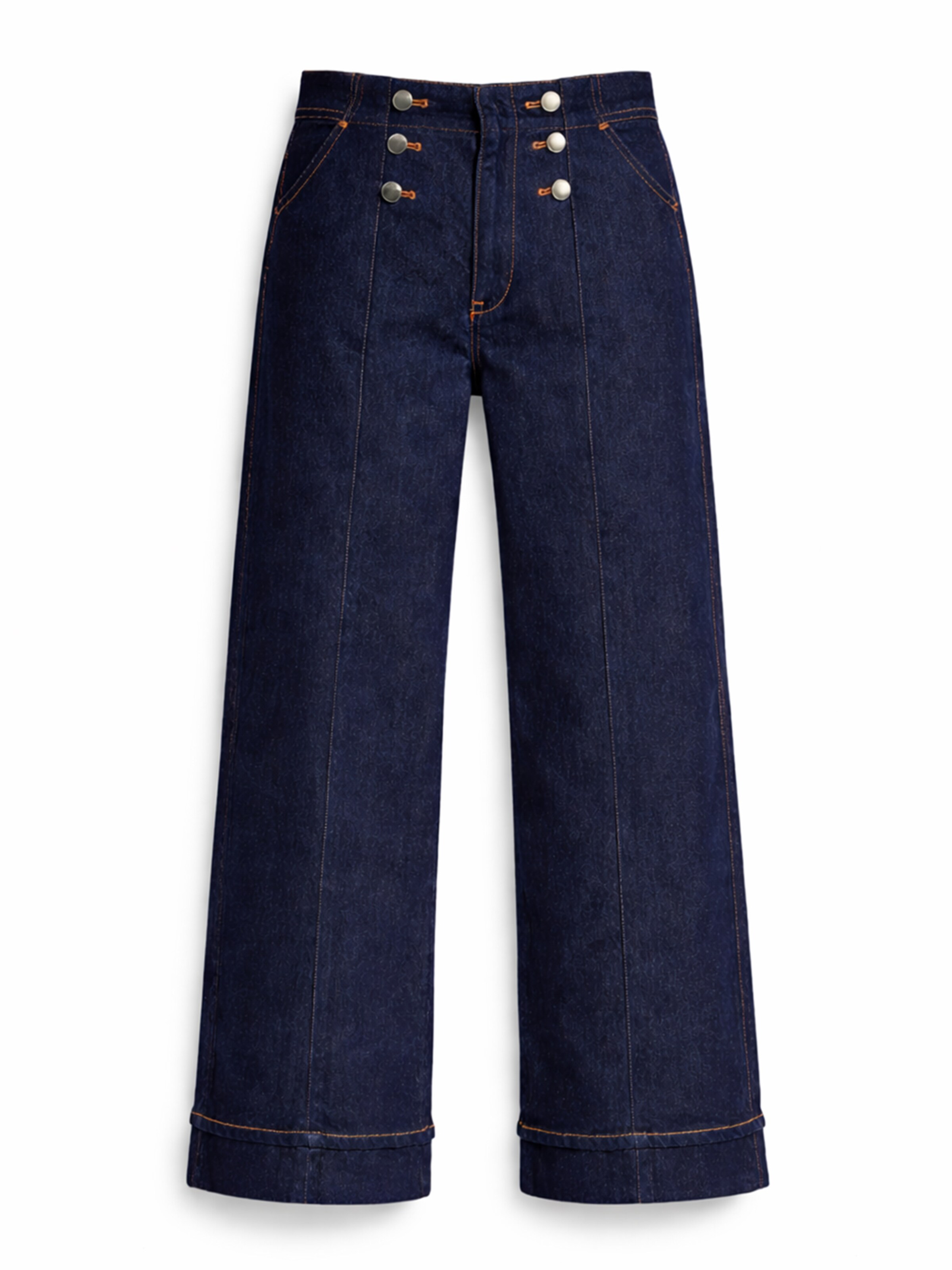 IT'S BASIC Jeans 'Relaxed High Rise Jeans' in de kleur Indigo, Productweergave