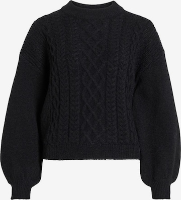 VILA Sweater 'Chinti' in Black: front
