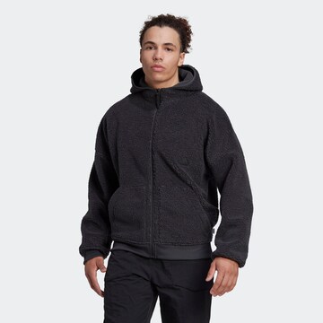 ADIDAS SPORTSWEAR - Casaco de velo funcional 'Polar Fleece ' em cinzento: frente