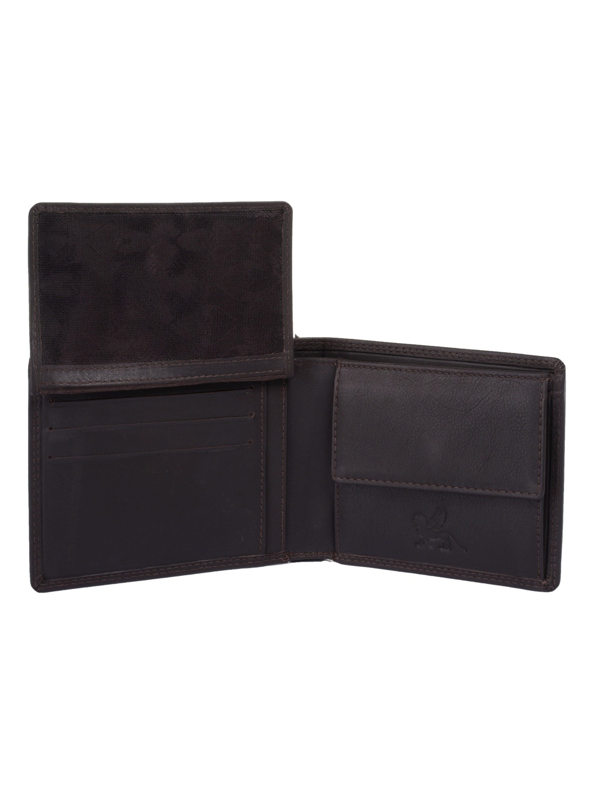 Porte-monnaies 'SUTURA' mano en marron