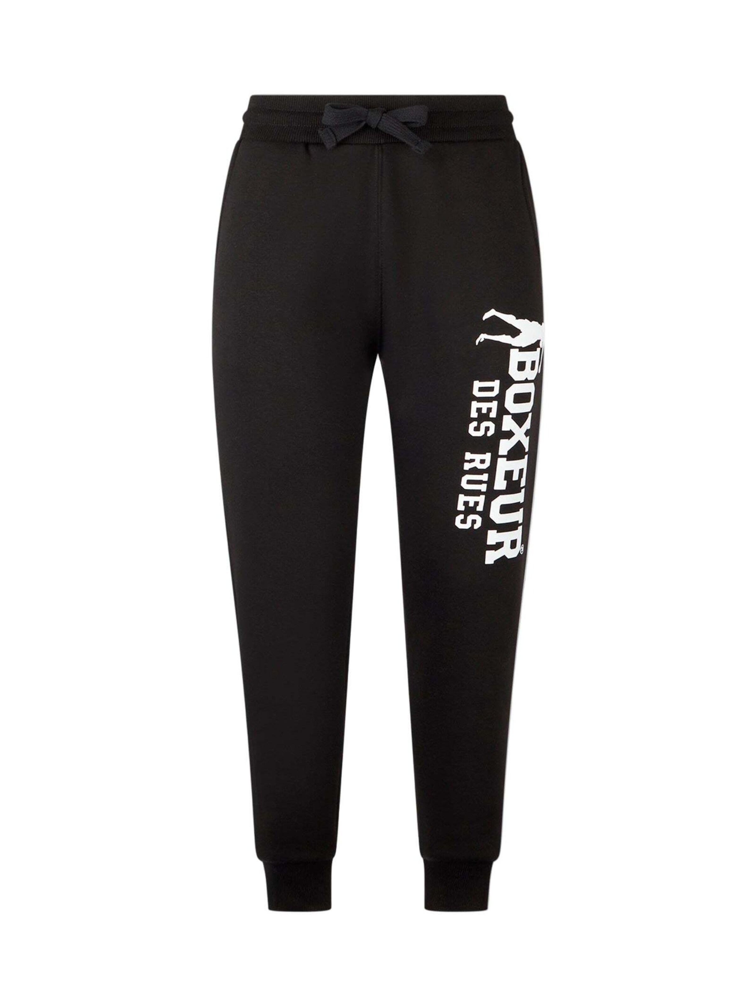 Boxeur des Rues Slimfit Sporthose 'Slim Fit Sweatpant With Logo'‌‌ in Schwarz