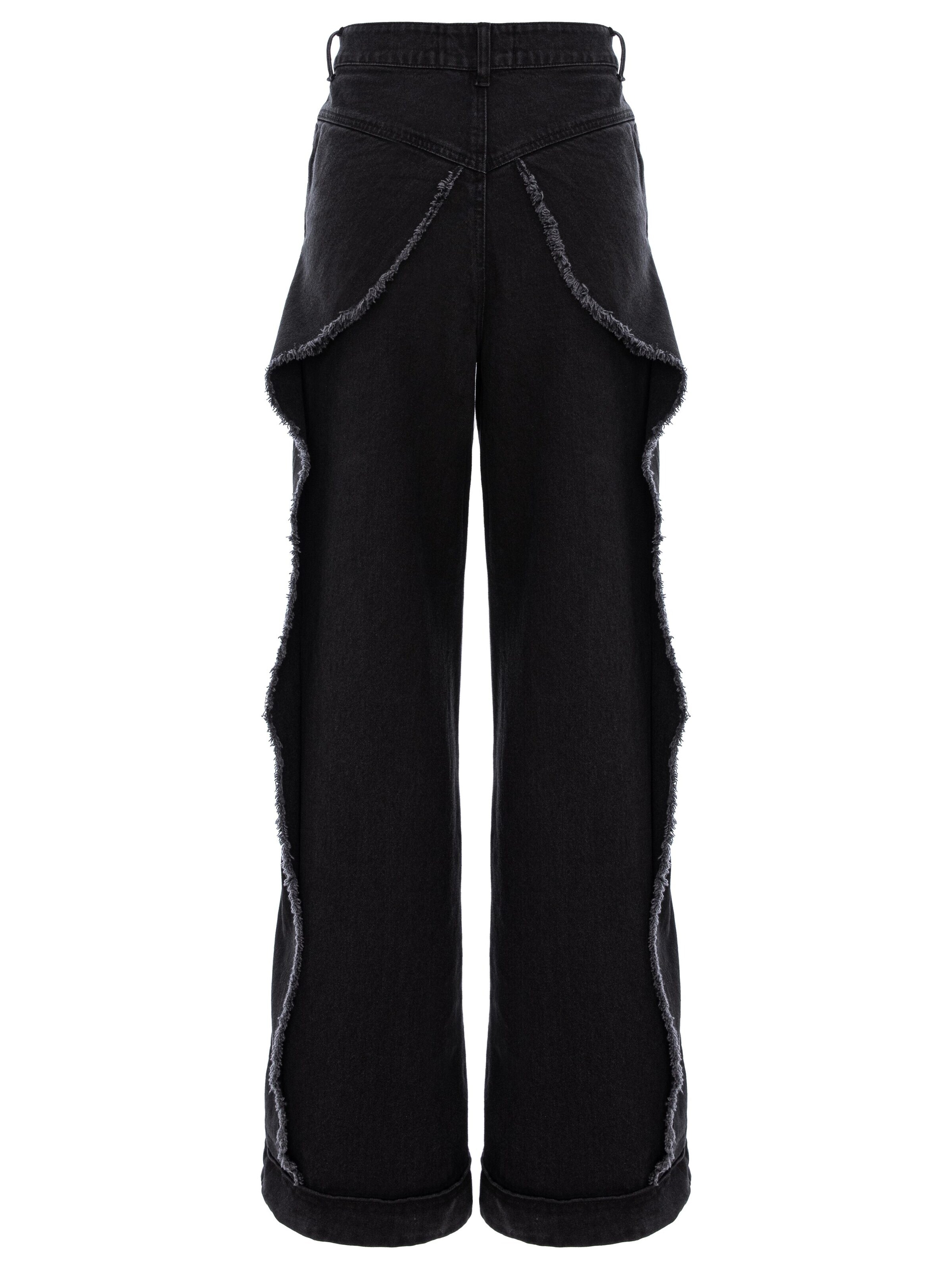 Montage The Label - Ropa ancha Vaquero 'Double Layer' en negro