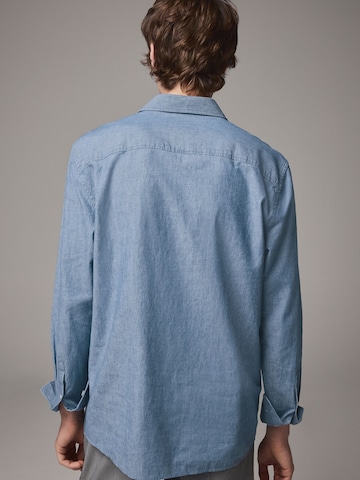 Coupe regular Chemise Next en bleu