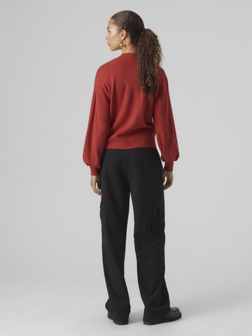 VERO MODA Pullover 'NANCY' i rød