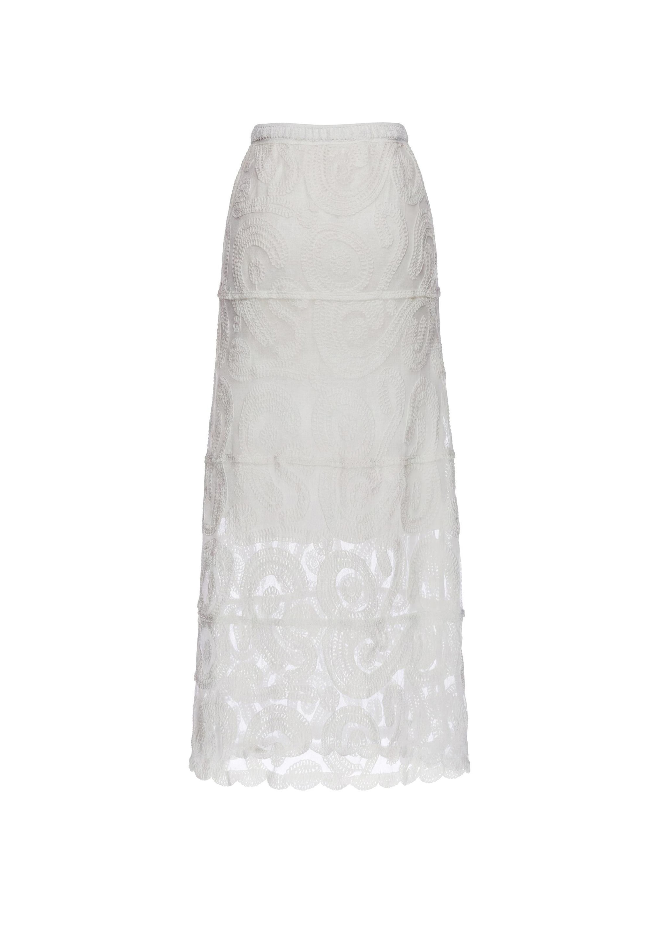 usha FESTIVAL Skirt in White