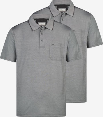redmond Shirt 'Basic' in Grau: Vorderseite