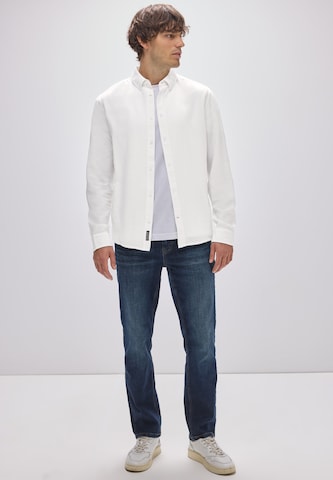 Street One MEN Slim fit Button Up Shirt in White