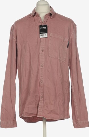 TOM TAILOR DENIM Button Up Shirt in XL in Pink: front