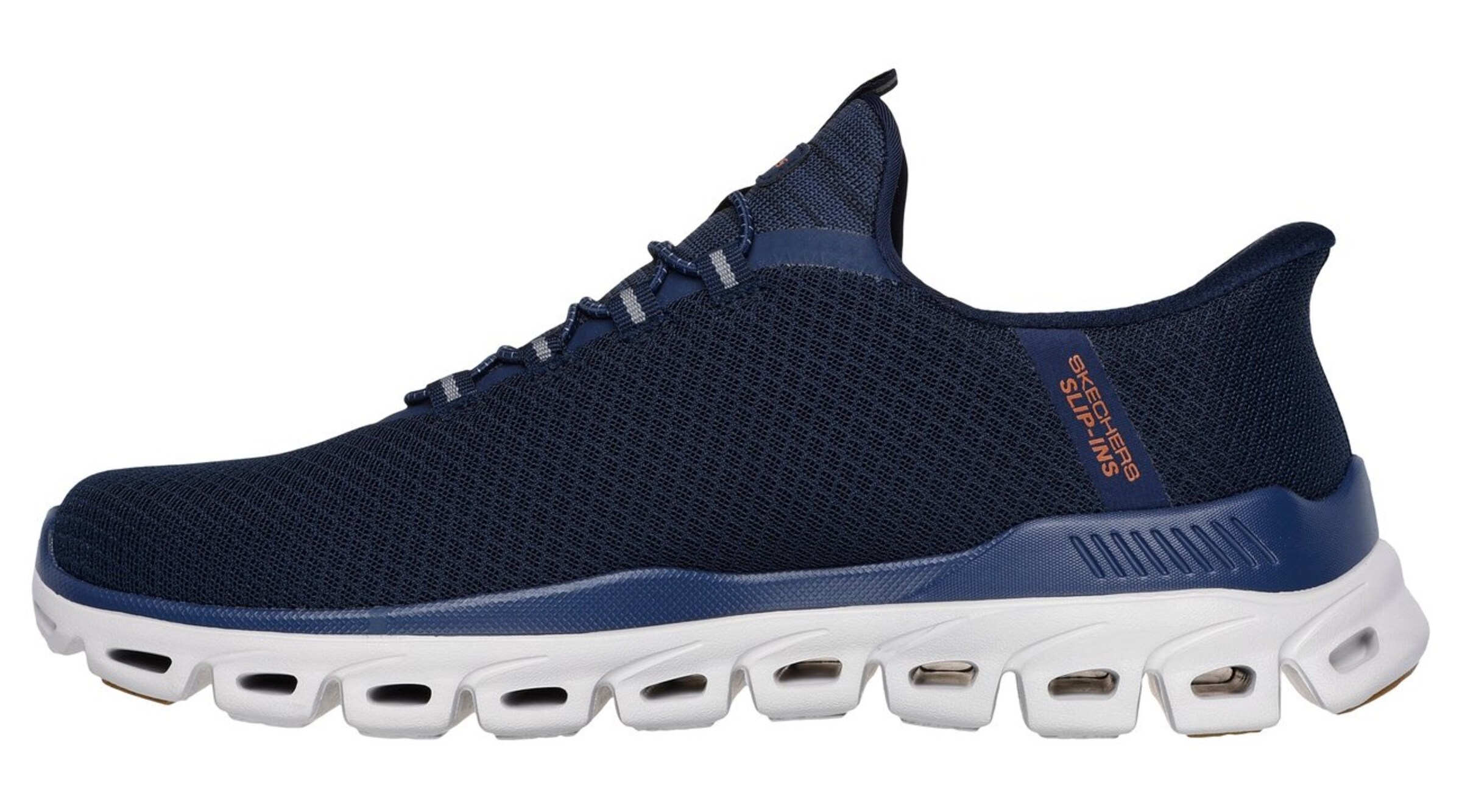 SKECHERS Sneakers laag 'Glide-Step - Noxus' in Blauw: voorkant