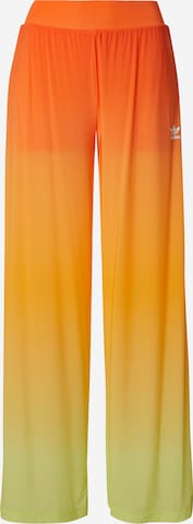 ADIDAS ORIGINALS Wide leg Trousers in Orange: front