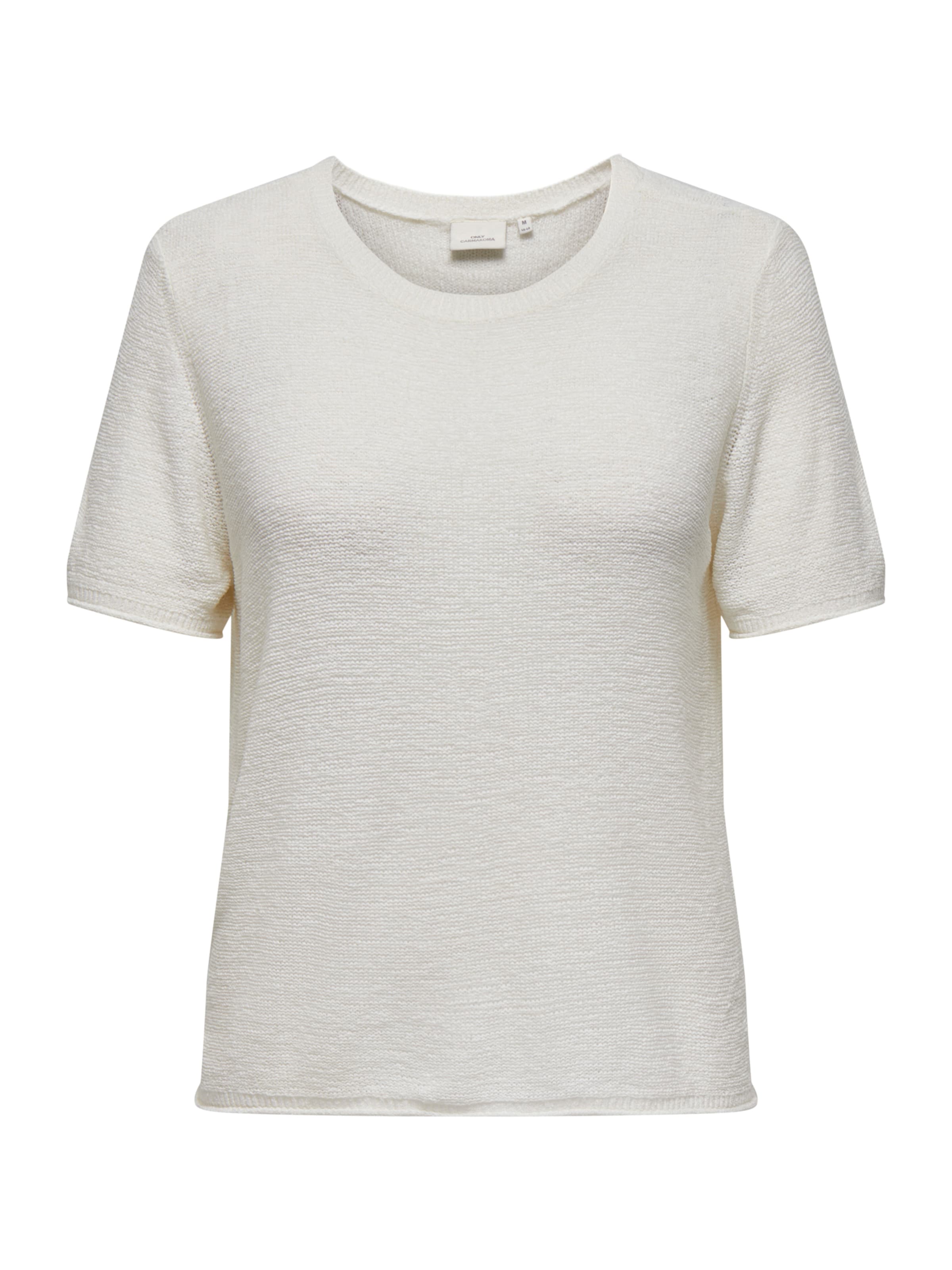 Pull-over 'CARSUNNY' ONLY Carmakoma en blanc : devant