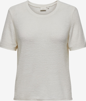 Pull-over 'CARSUNNY' ONLY Carmakoma en blanc : devant