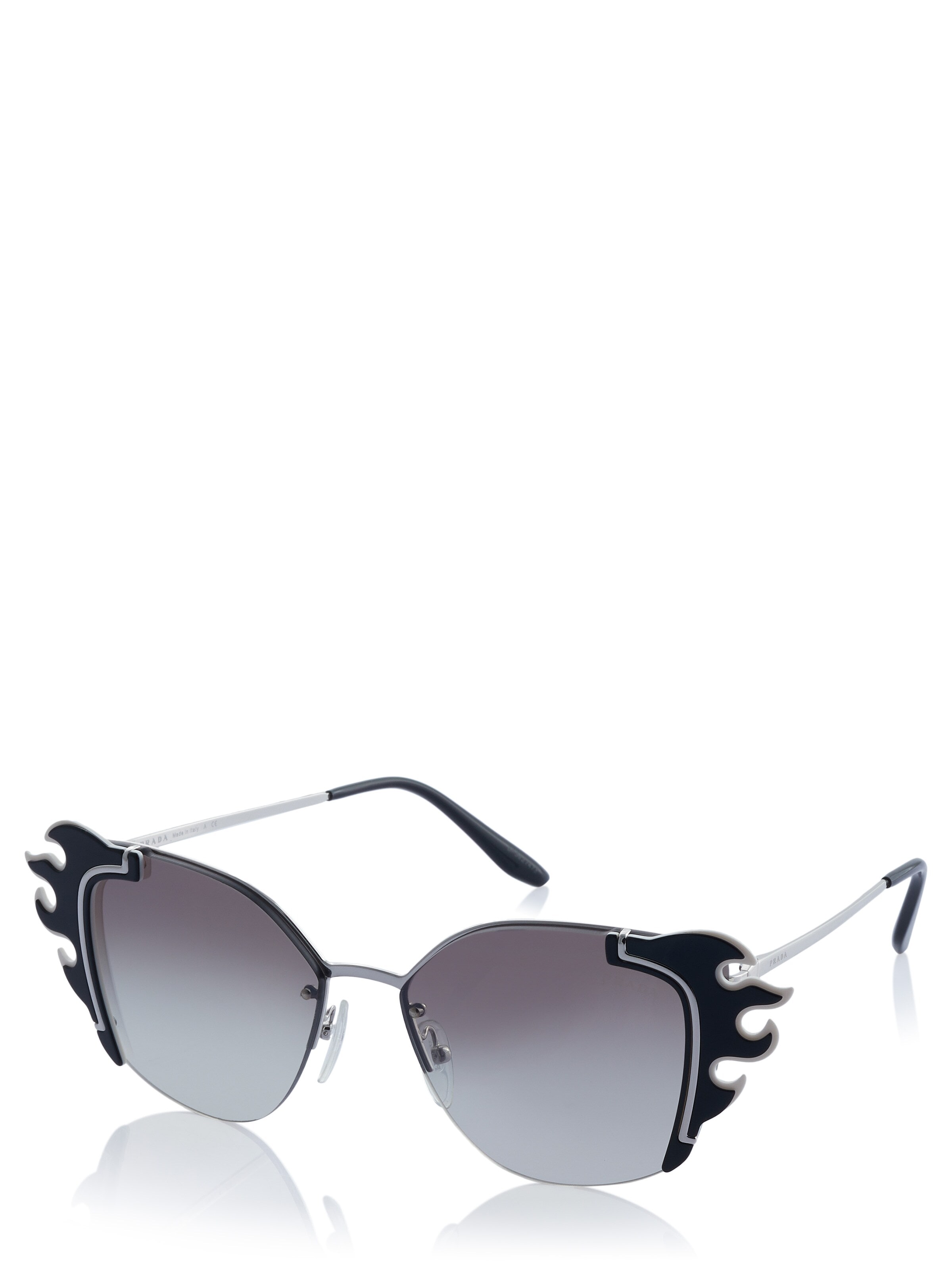 PRADA Solbriller 'Prada Sonnenbrille' i sølv: forside