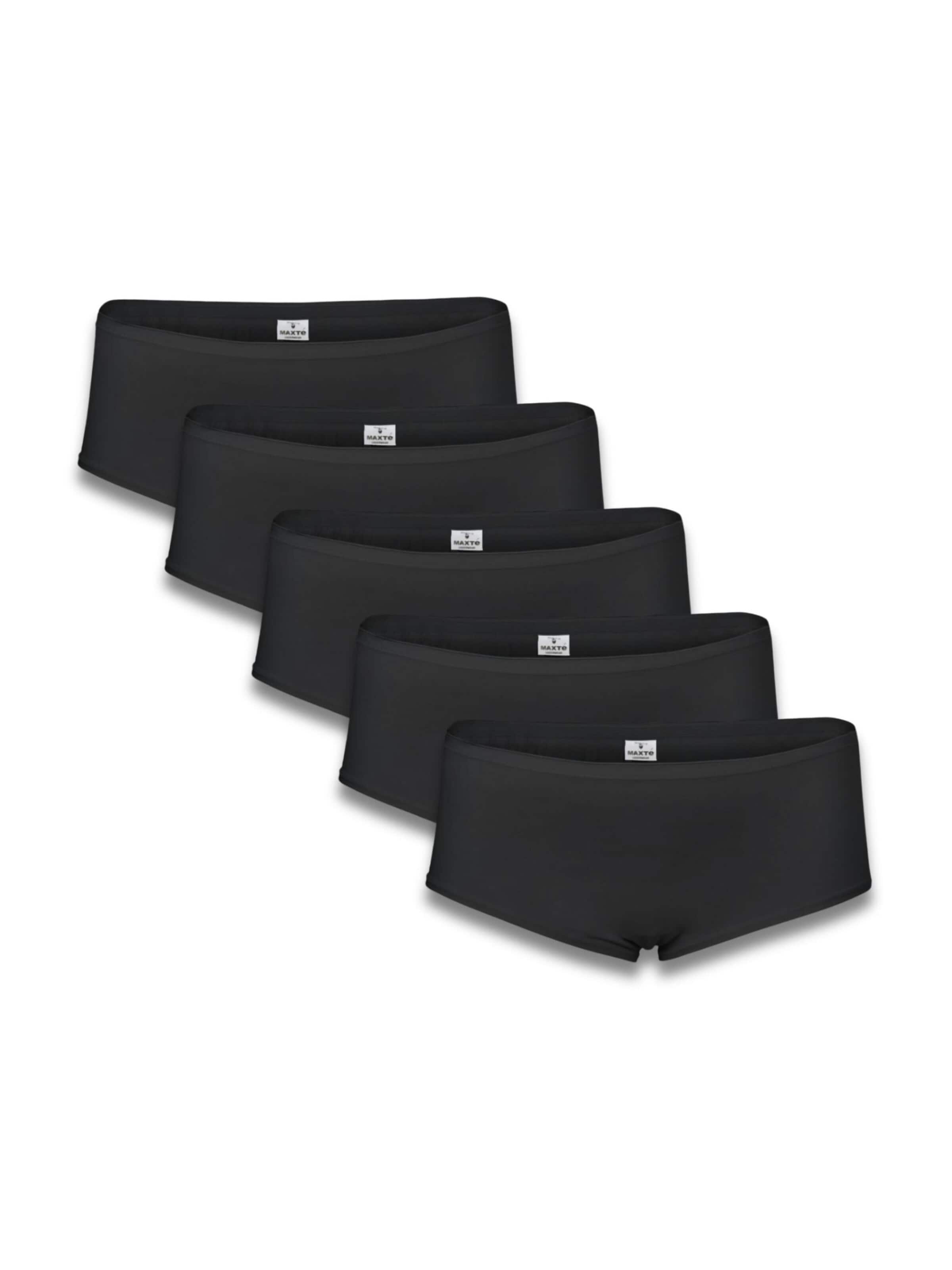 Culotte 'Violet Violet L 95% Baumwolle / 5% Elasthan' Maxte en noir : devant