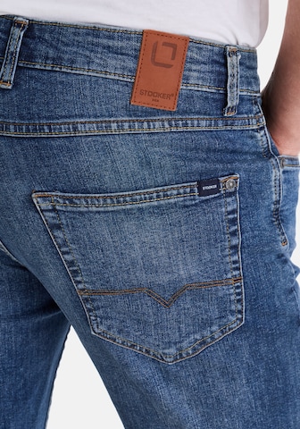 Stooker Men Slimfit Shorts in Blau