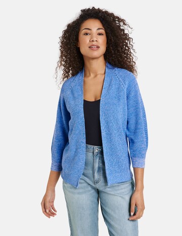 TAIFUN Knit Cardigan in Blue: front