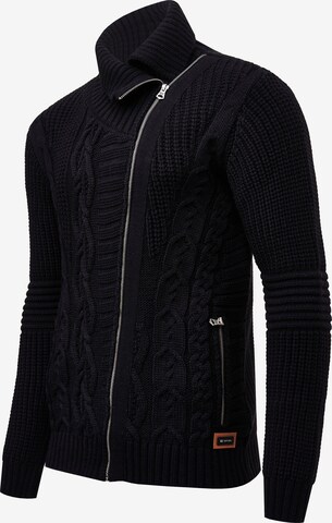 Rusty Neal Knit Cardigan in Black