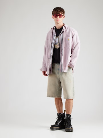 Carhartt WIP Póló 'Mirror' - fekete