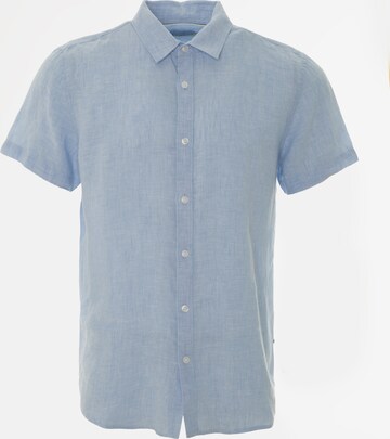 BIG STAR Button Up Shirt 'Linani' in Blue: front