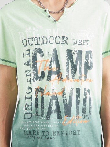 CAMP DAVID Shirt in Green