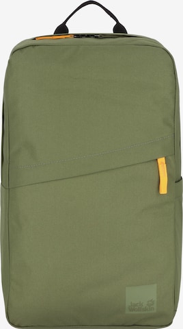 JACK WOLFSKIN Sports Backpack 'Cariboo' in Green: front