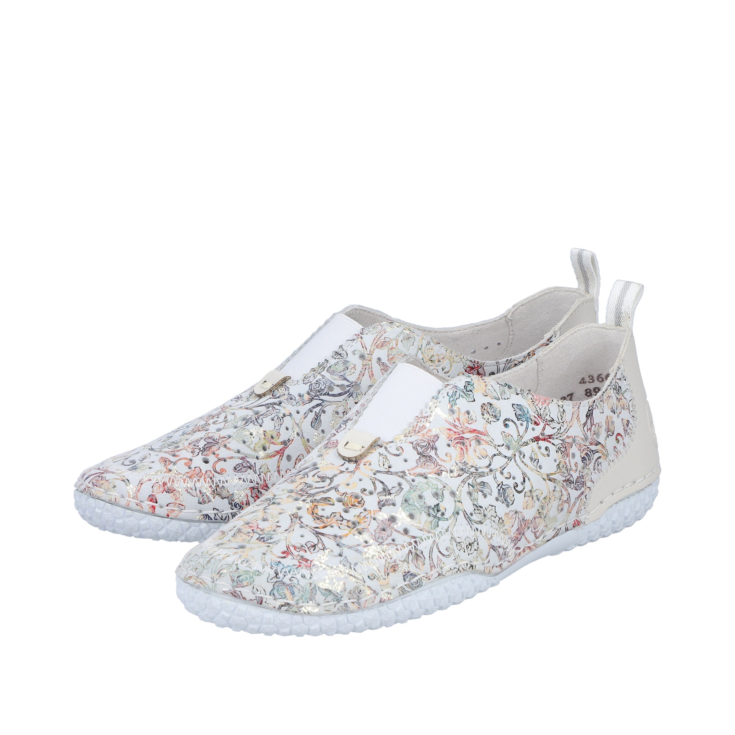 Rieker Classic Flats in White