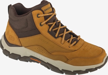 SKECHERS Veterboots 'Skechers Santoro - Hopkins' in Bruin: voorkant