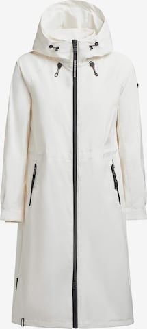 khujo Between-Seasons Coat 'Xappi' in White: front