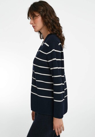 Peter Hahn Knit Cardigan in Blue