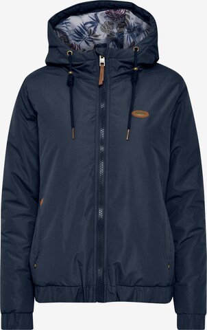 Oxmo Winter Jacket 'TANJA' in Blue: front