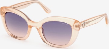 Lunettes de soleil GUESS en orange : devant