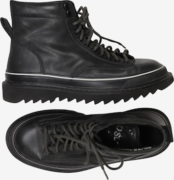 DIESEL Stiefel 42 in Schwarz: Vorderseite