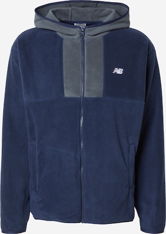 new balance Fleece jacket in Opal Dark Blue ABOUT YOU
