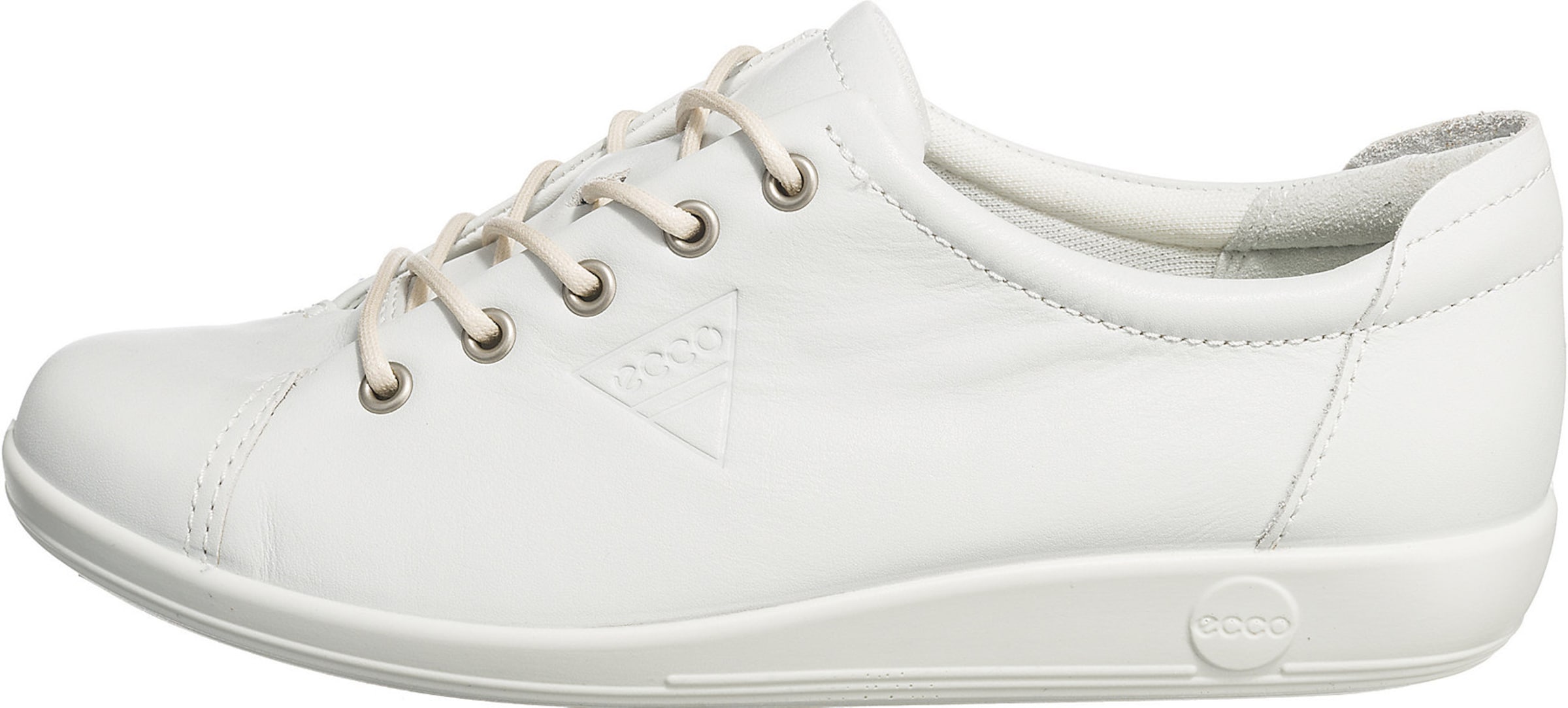 balts ECCO Kurpes ar šņorēm 'Soft 2.0'