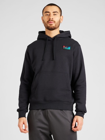 Nike Sportswear Sweatshirt 'CLUB+' i svart: framsida