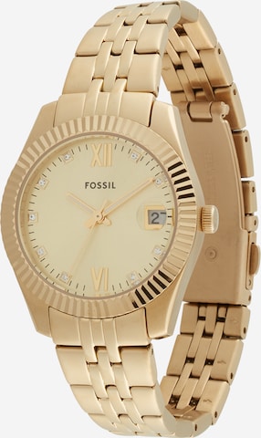 FOSSIL Analoog horloge 'SCARLETTE' in Goud: voorkant