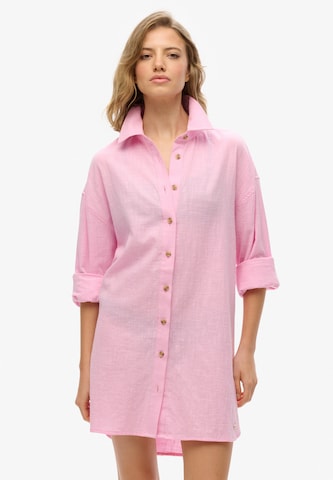 Chemisier Superdry en rose : devant