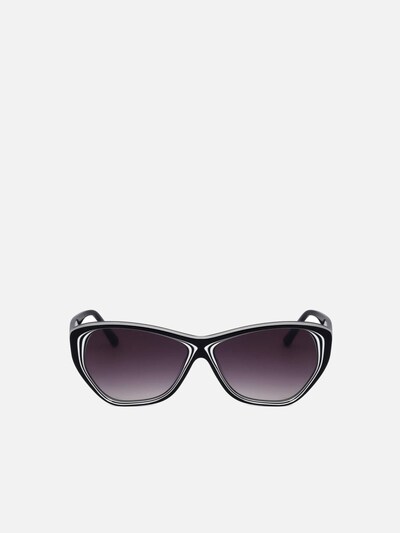 Karl Lagerfeld Sonnenbrille 'Karl Lagerfeld KL6103S Black white 58/13/140 Women Sunglasses'‌‌‌‌‌‌‌‌ in 58 in schwarz, Produktansicht
