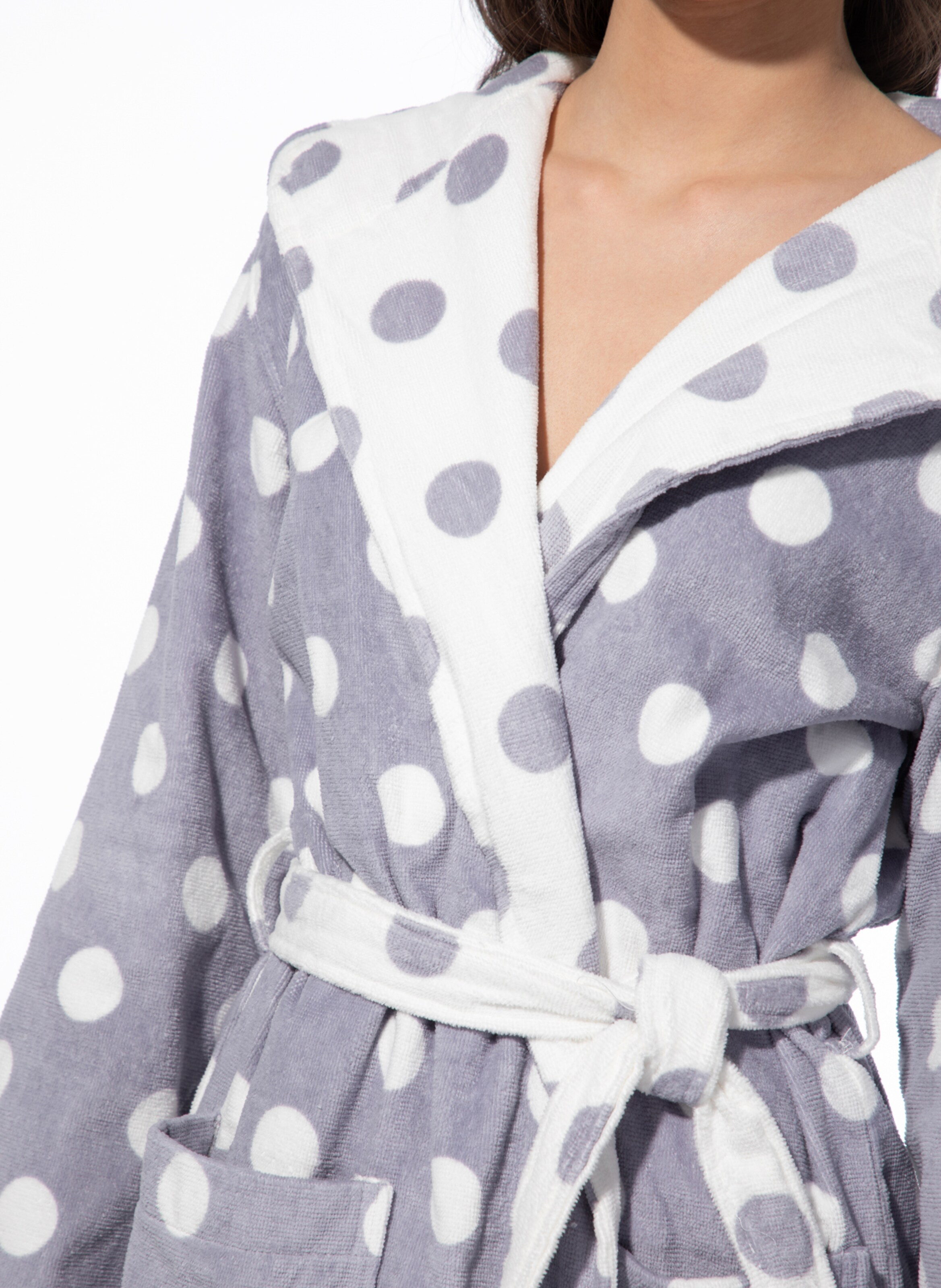 Sanetta Bademantel in Lila