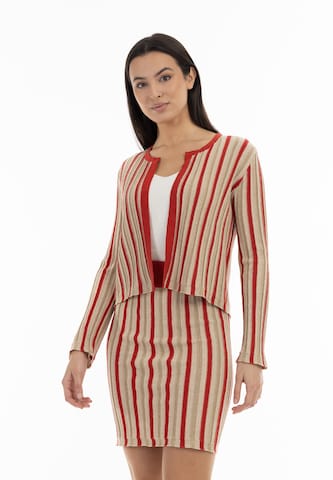 Cardigan faina en rouge