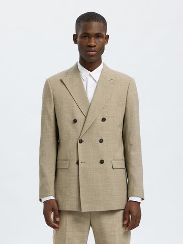 SELECTED HOMME Slim fit Colbert in Beige: voorkant