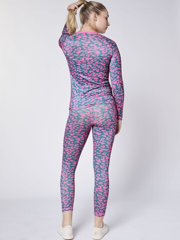 CHIEMSEE Set ' im Leo Allover Print ' in Pink